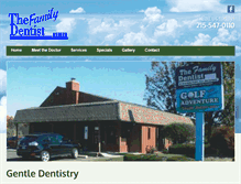 Tablet Screenshot of drmathurfamilydentist.com